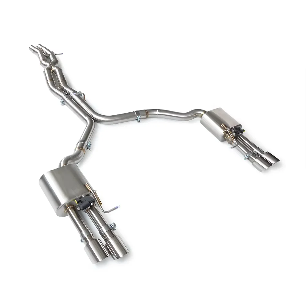 Electronic Valve Catback Exhaust System for Audi A7 C7 2.8L / 3.0T (2012–2017) – SS304 Stainless Steel Performance Exhaust - Image 2