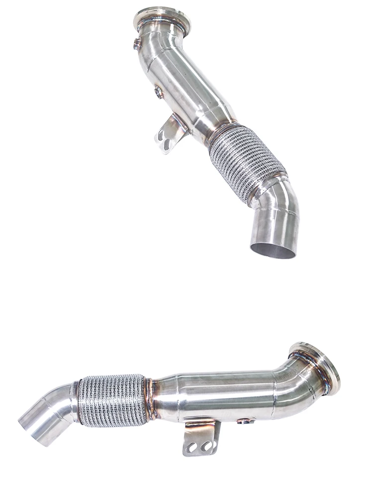BMW M340i M440i G20 G21 G22 B58 3.0T Catless Downpipe High-Flow 304 Stainless Steel Performance Exhaust Upgrade (2020+) - Image 7