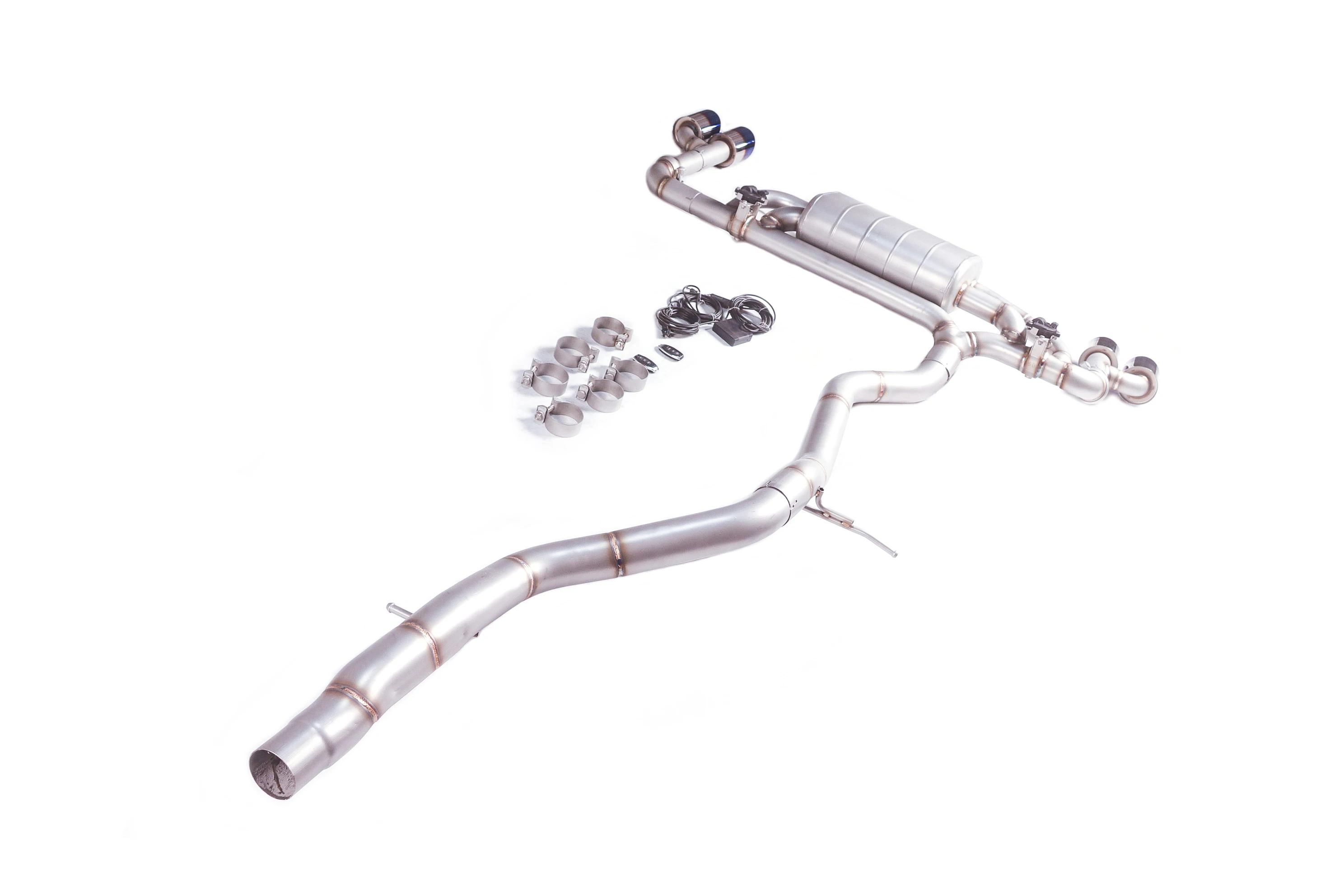 Audi Q7 2.0T Catback Variable Valve Exhaust System with Muffler & Tips (2016–2024) – 304 Stainless Steel Performance Upgrade - Image 6