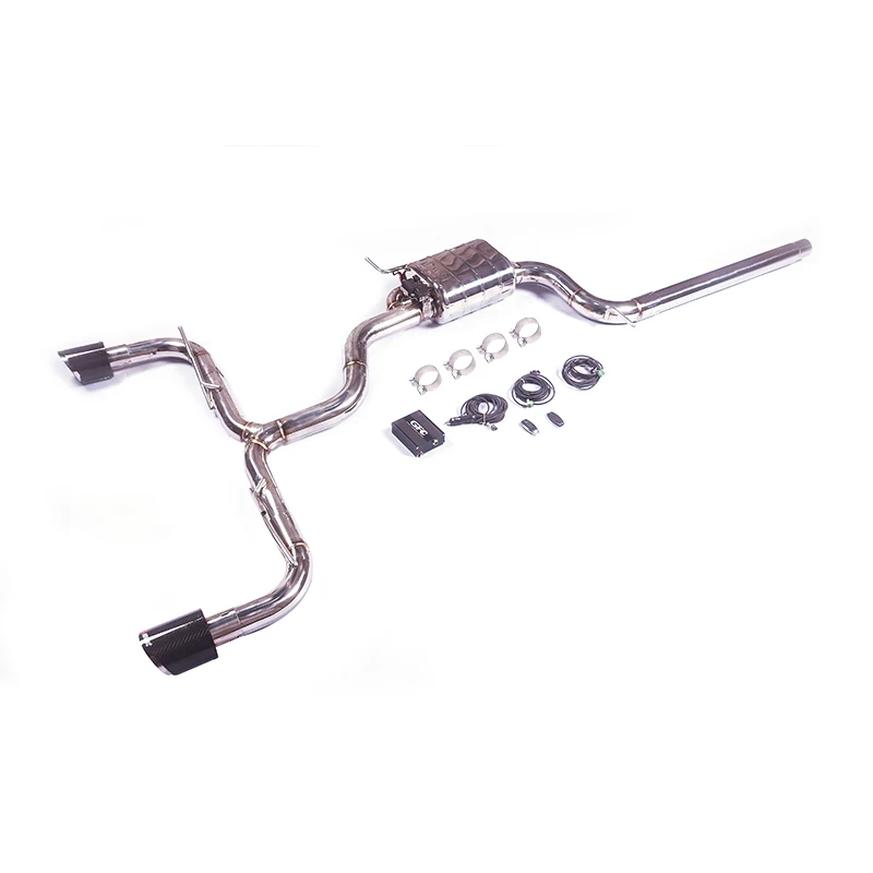 Volkswagen Golf 7 GTI MK7 Golf 7.5 GTI 2.0T Full Exhaust System with Downpipe & Electronic Valve – 304 Stainless Steel / Titanium Performance Upgrade