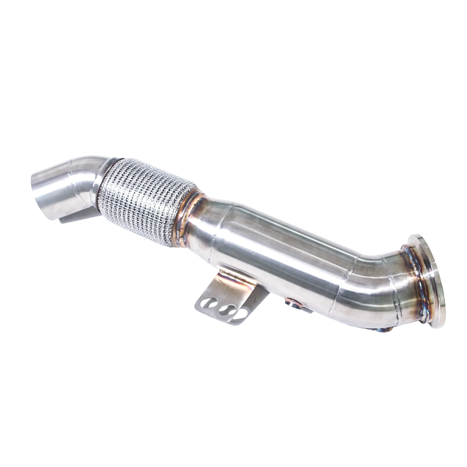 BMW M340i M440i G20 G21 G22 B58 3.0T Catless Downpipe High-Flow 304 Stainless Steel Performance Exhaust Upgrade (2020+) - Image 4