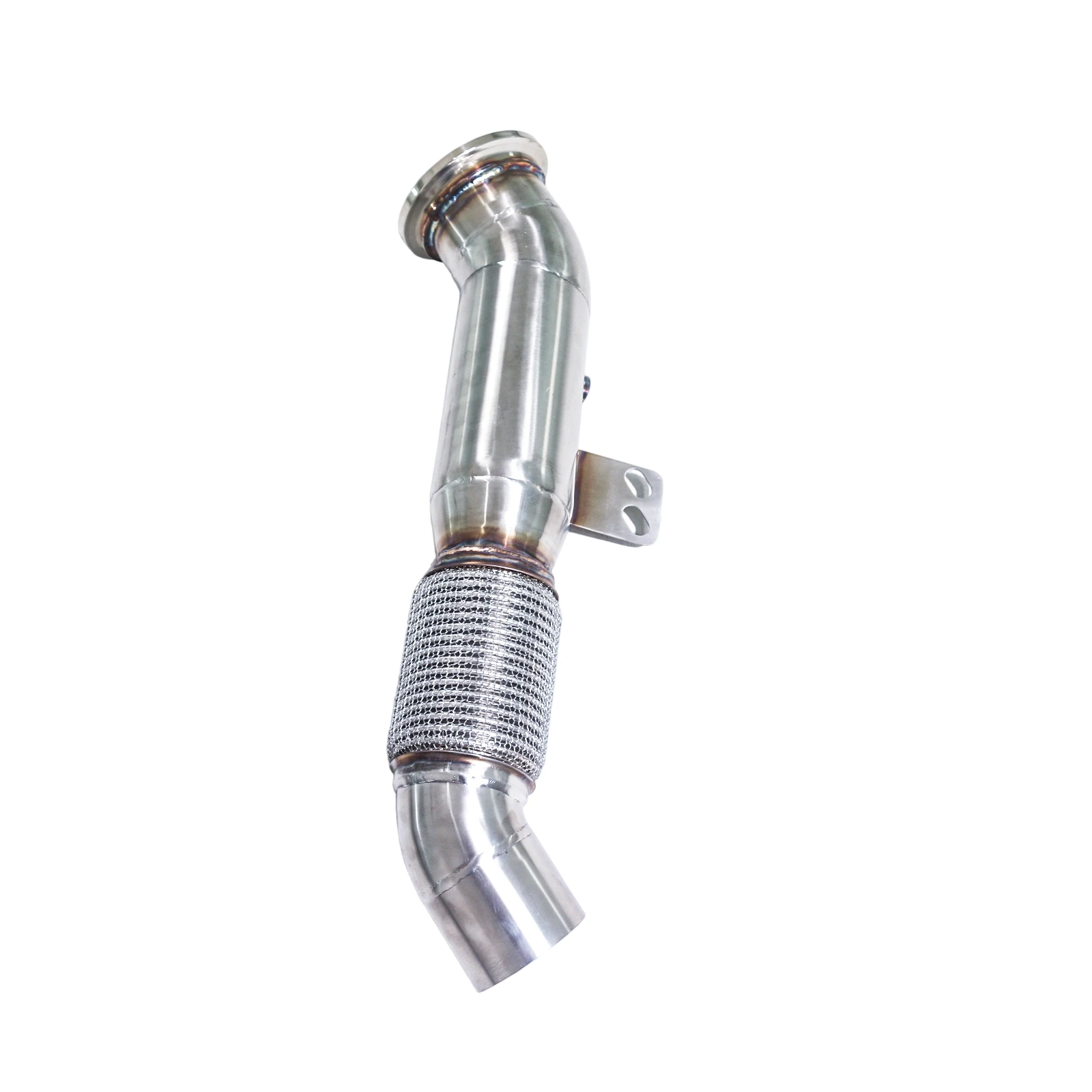 BMW M340i M440i G20 G21 G22 B58 3.0T Catless Downpipe High-Flow 304 Stainless Steel Performance Exhaust Upgrade (2020+) - Image 2