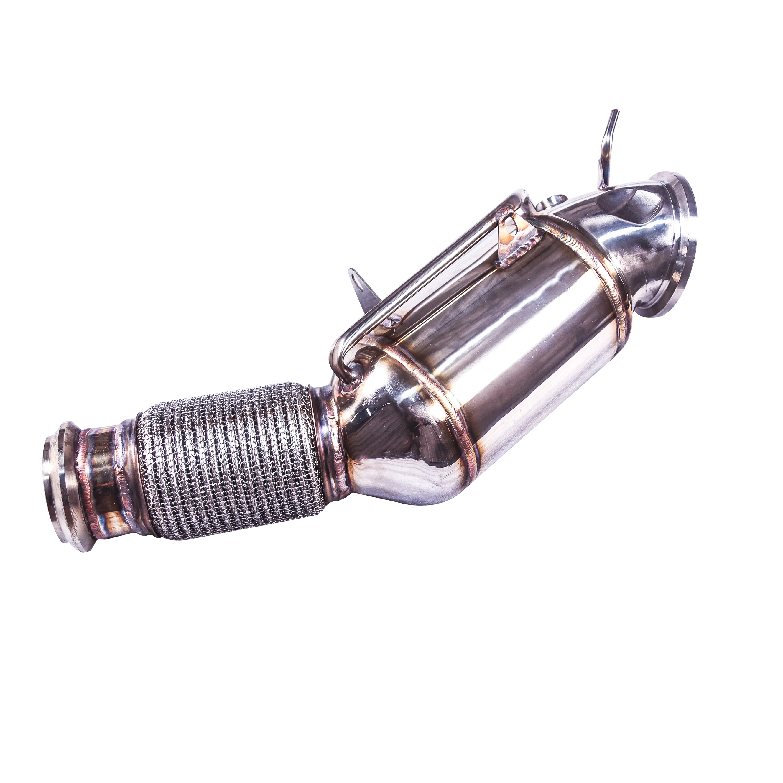 BMW G22 G23 G26 G28 Cat Downpipe Stainless Steel High-Flow Performance Exhaust System | 304 Stainless Steel Front Section Exhaust Upgrade - Image 4