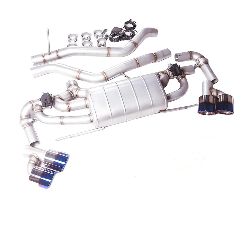 Audi Q7 2.0T Catback Variable Valve Exhaust System with Muffler & Tips (2016–2024) – 304 Stainless Steel Performance Upgrade - Image 12