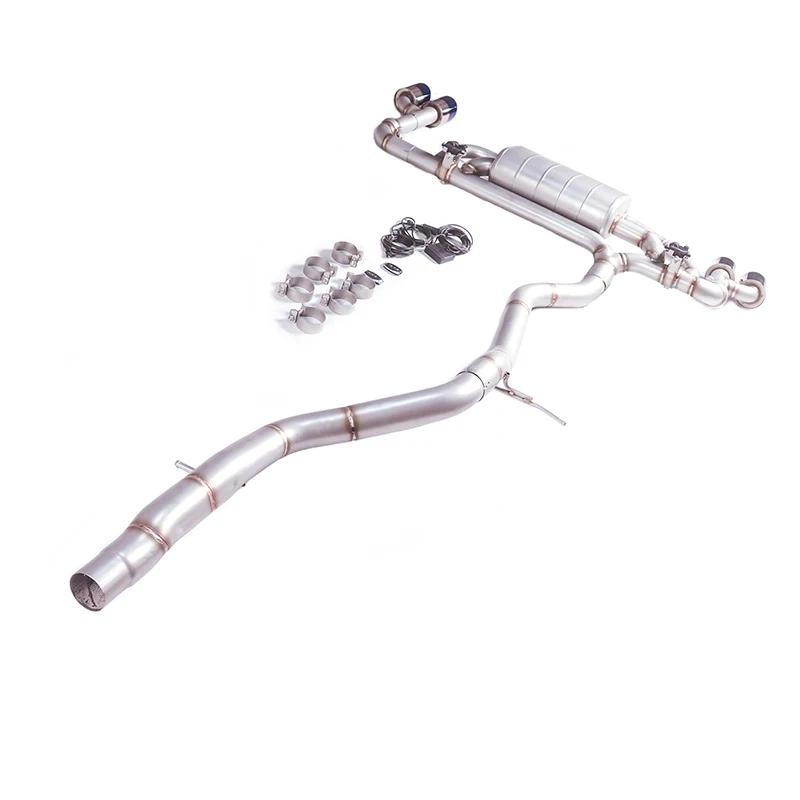 Audi Q7 2.0T Catback Variable Valve Exhaust System with Muffler & Tips (2016–2024) – 304 Stainless Steel Performance Upgrade - Image 10