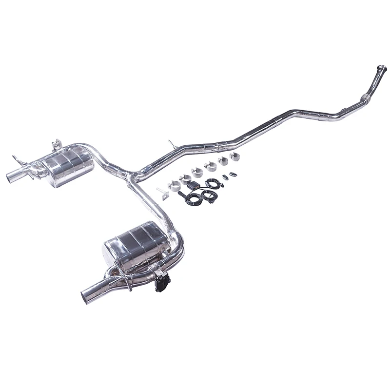 Mercedes-Benz C200 C250 C300 W205 W206 Catback Exhaust System 304 Stainless Steel Performance Muffler Upgrade - Image 3
