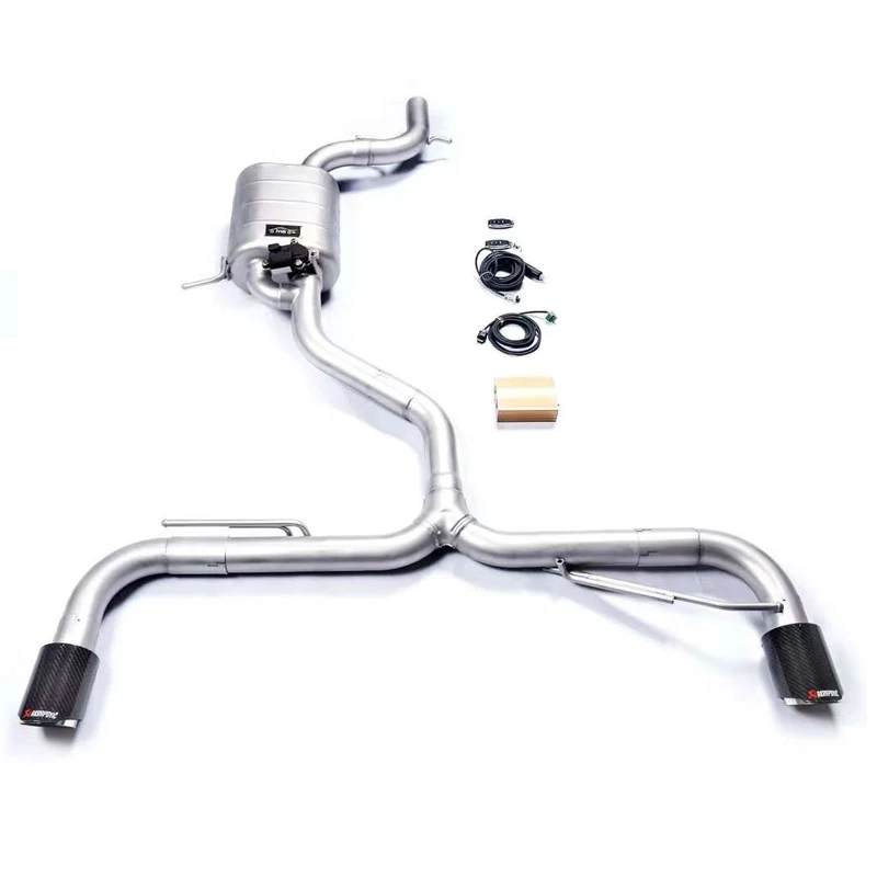 Volkswagen Scirocco 1.4T 2.0T Catback Valve Exhaust System 2009–2016 304 Stainless Steel Performance Upgrade - Image 3