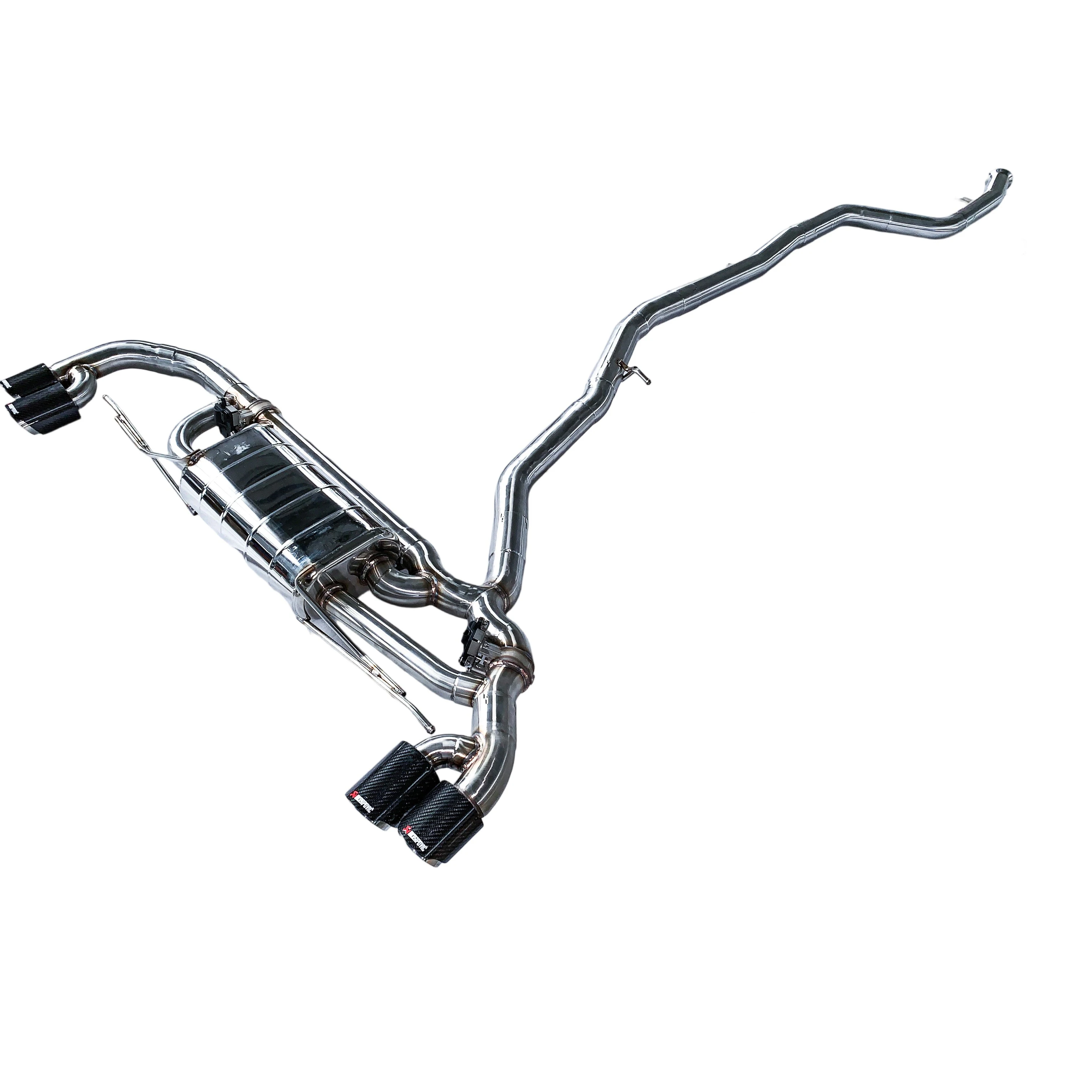 BMW X5 G05 xDrive45e 3.0T Hybrid Valved Catback Exhaust System (2020+) – Stainless Steel Quad Tip Performance Exhaust - Image 2