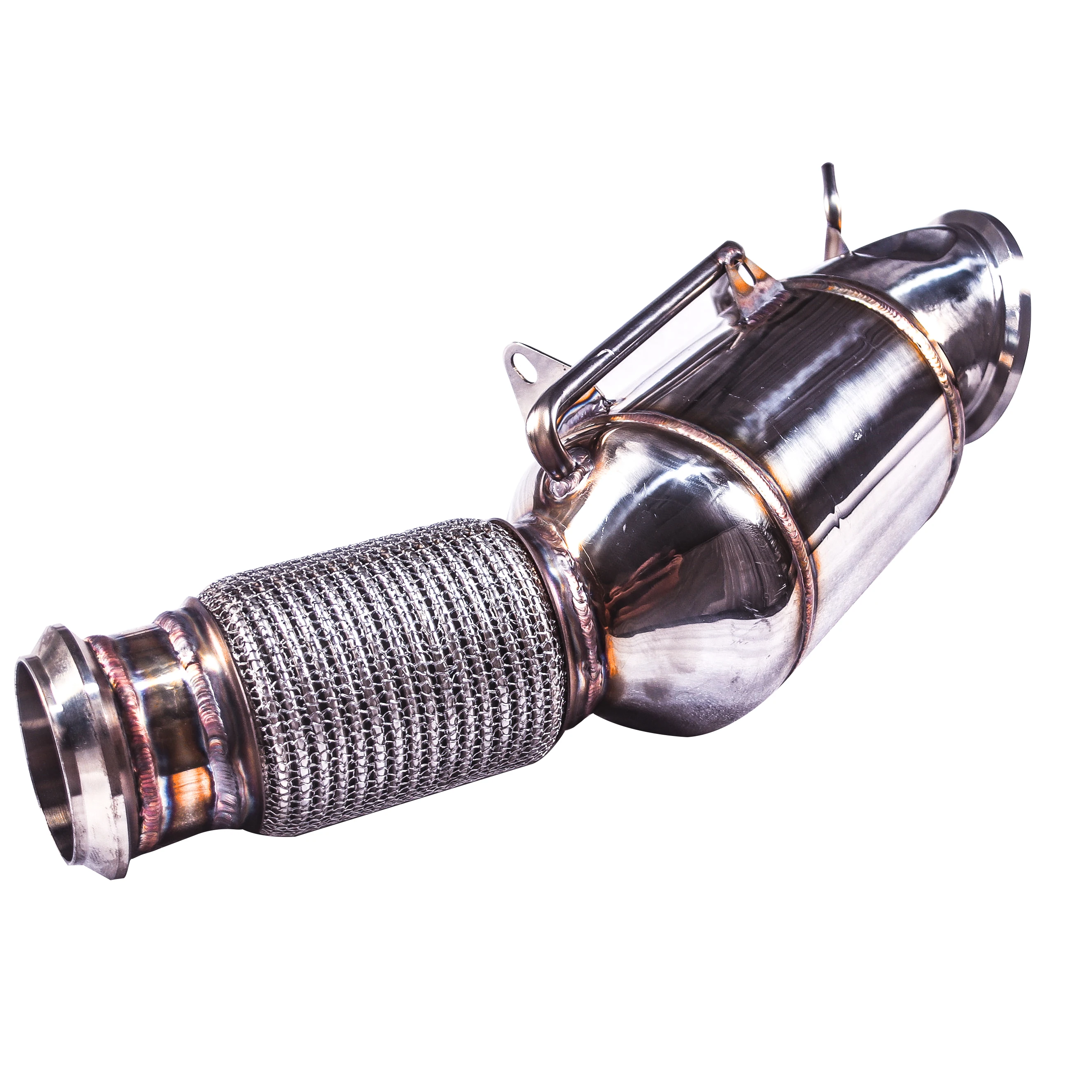 BMW G22 G23 G26 G28 Cat Downpipe Stainless Steel High-Flow Performance Exhaust System | 304 Stainless Steel Front Section Exhaust Upgrade - Image 6