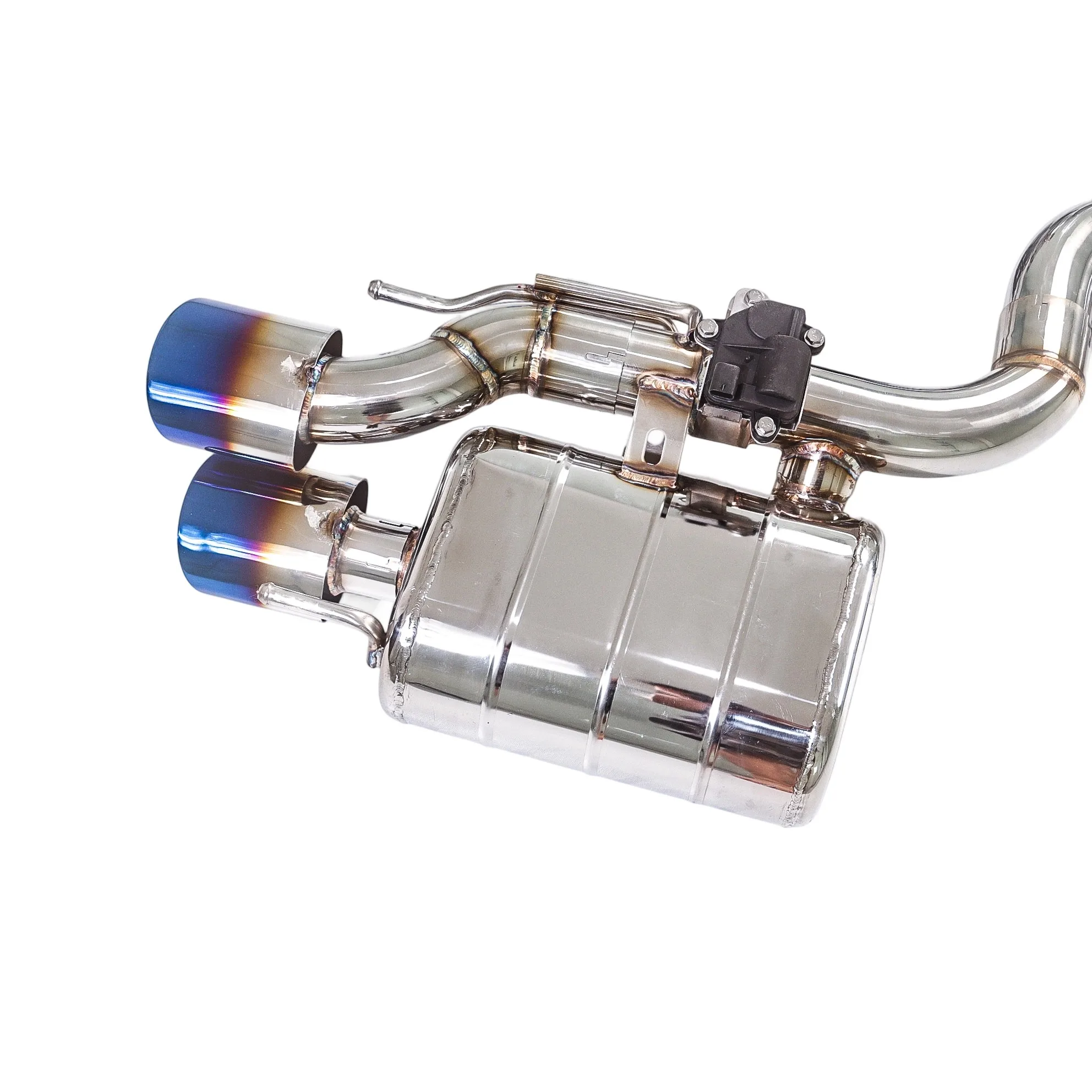 Lexus GSF RCF 5.0L Valvetronic Exhaust System | Stainless Steel Quad Tip Performance Rear Section Exhaust - Image 5