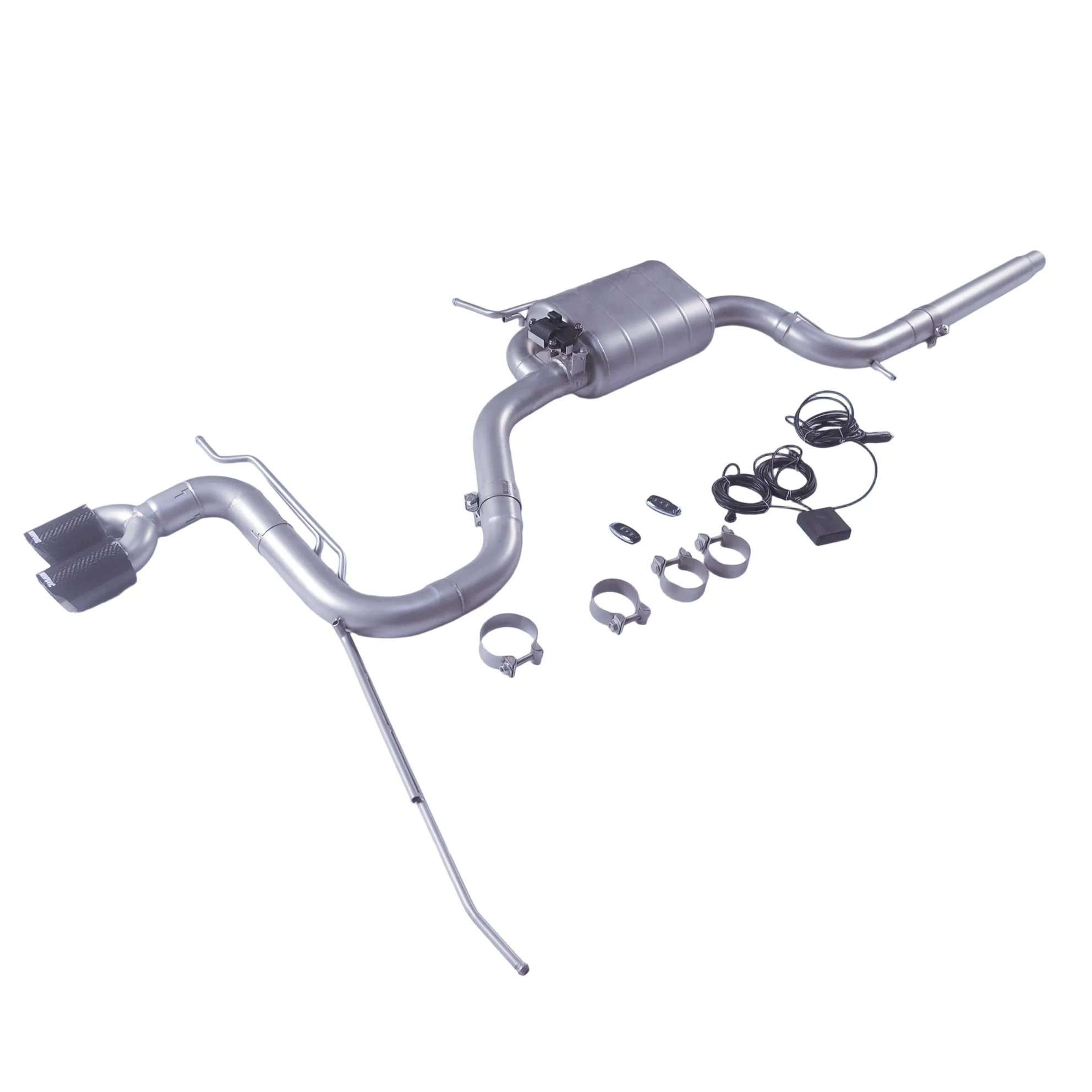 Volkswagen Golf 6 MK6 1.4T Catback Valved Exhaust System for Convertible Models (2011-2013) – 304 Stainless Steel Performance Muffler - Image 4