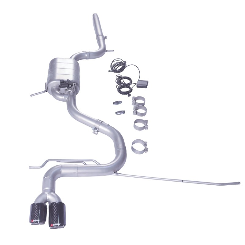 Volkswagen Golf 6 MK6 1.4T Catback Valved Exhaust System for Convertible Models (2011-2013) – 304 Stainless Steel Performance Muffler