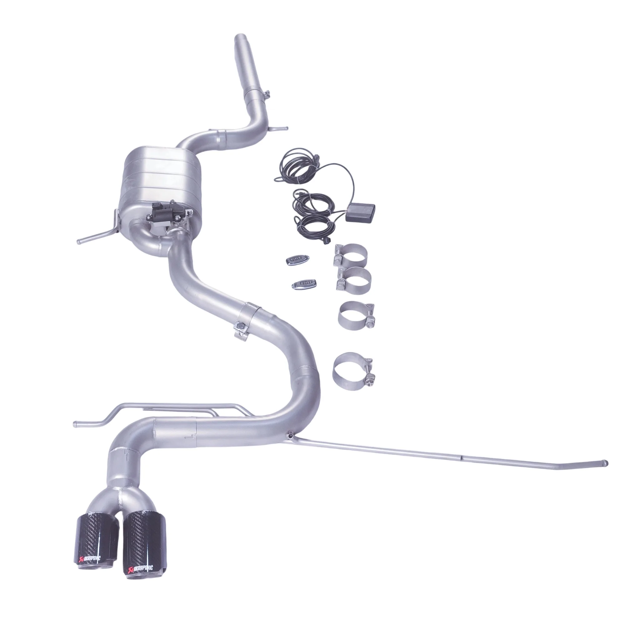 Volkswagen Golf 6 MK6 1.4T Catback Valved Exhaust System for Convertible Models (2011-2013) – 304 Stainless Steel Performance Muffler