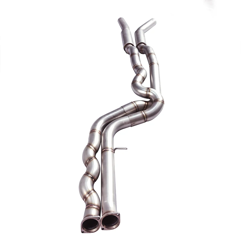 BMW M3 M4 F80 F82 F83 S55 Equal Length Mid Pipe Exhaust System | T304 Stainless Steel Performance Middle Pipe Upgrade