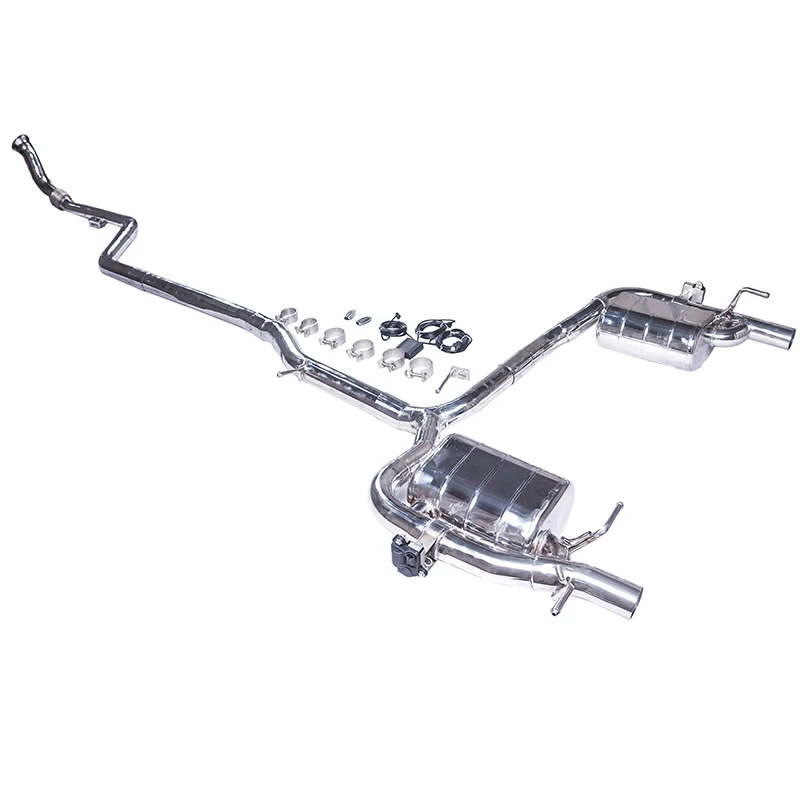 Mercedes-Benz C200 C250 C300 W205 W206 Catback Exhaust System 304 Stainless Steel Performance Muffler Upgrade - Image 6