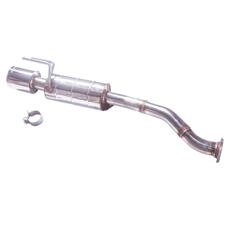 Direct Exhaust Muffler for Honda Civic 2006-2012 1.8L Stainless Steel Rear Catback Exhaust Upgrade