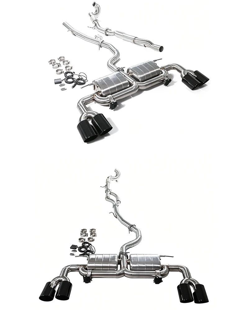 Volkswagen Tiguan 2019 2.0T 4WD Catback Tubeless 304 Stainless Steel Performance Exhaust with Valvetronic Control - Image 14