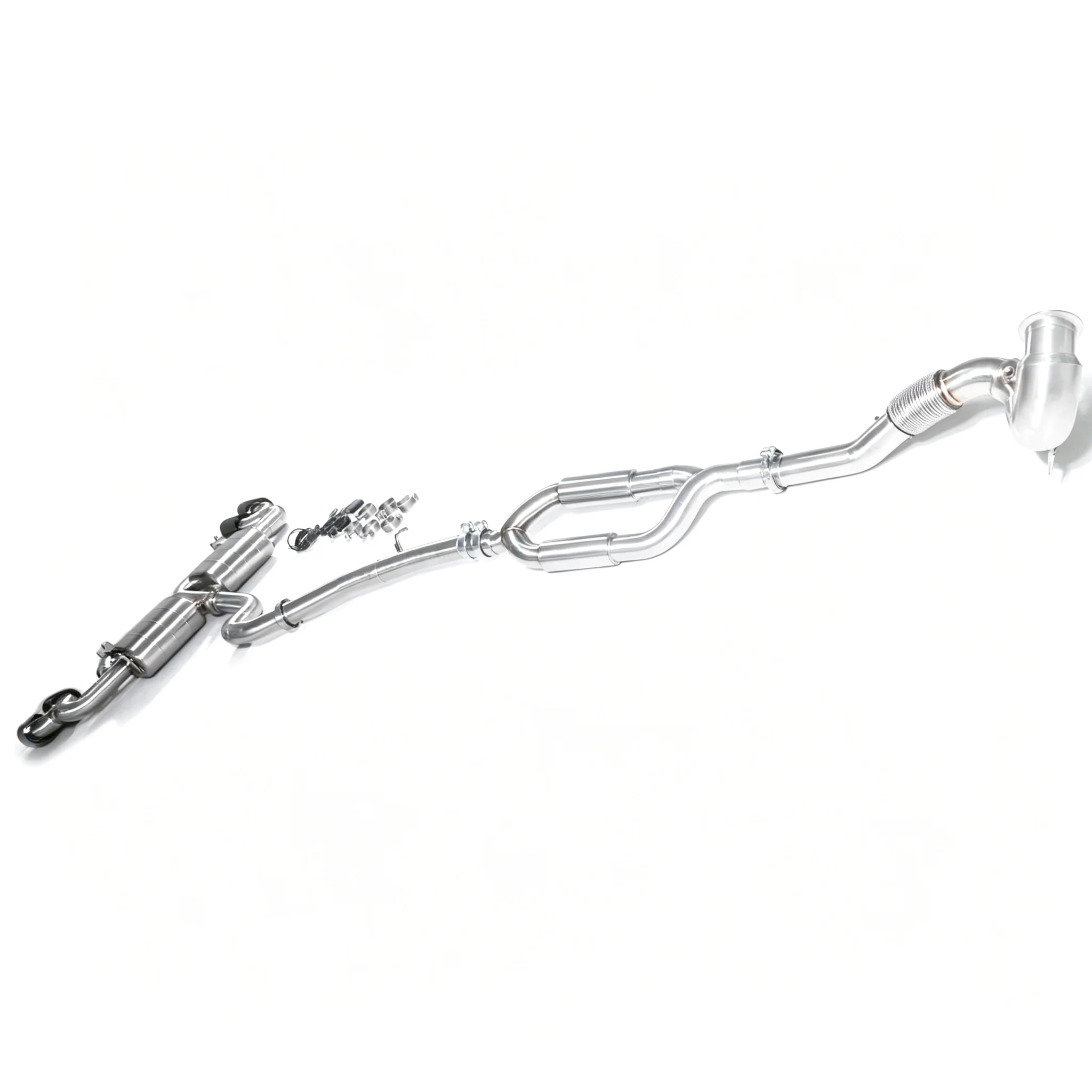 Volkswagen Tiguan 2019 2.0T 4WD Catback Tubeless 304 Stainless Steel Performance Exhaust with Valvetronic Control - Image 2