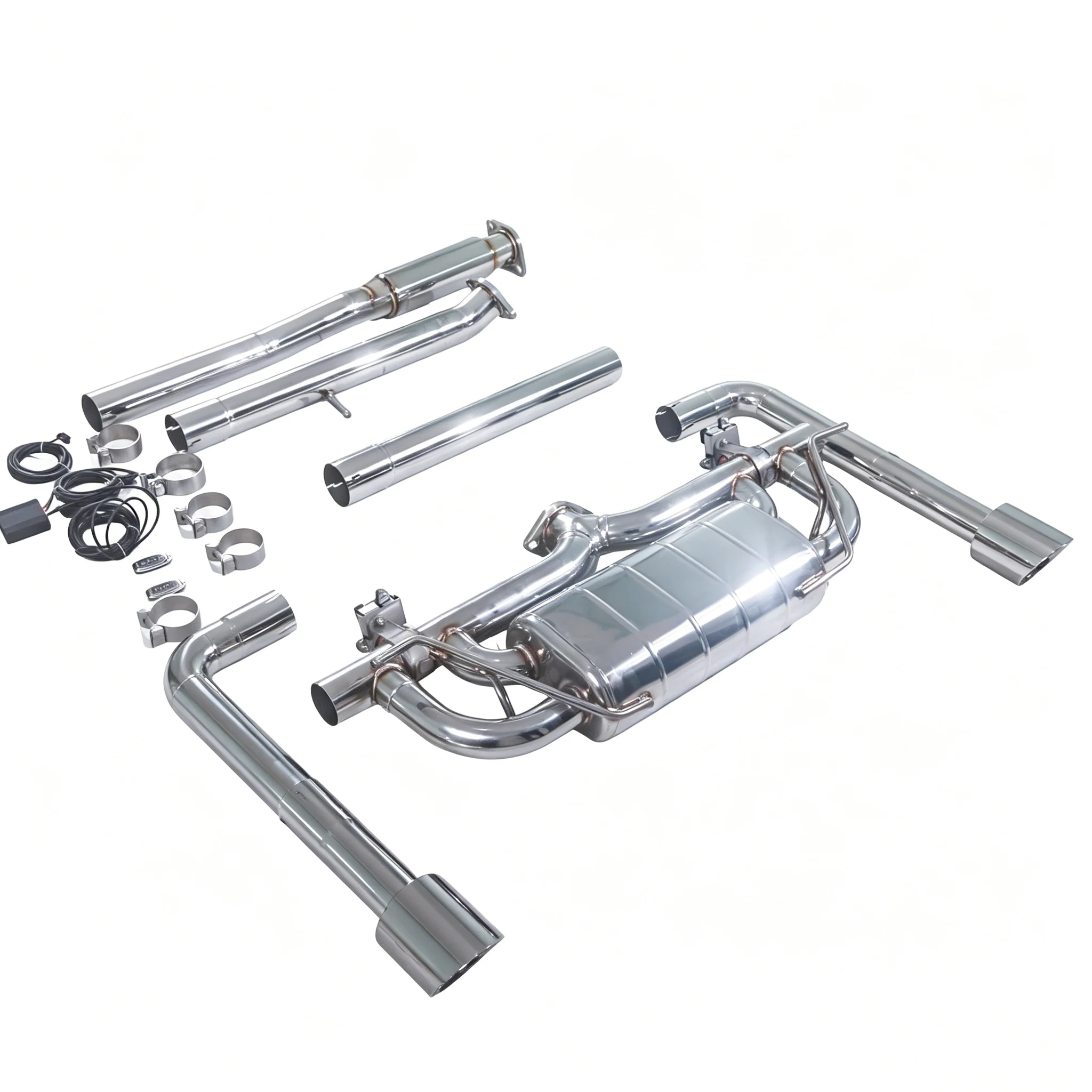 2024 Lynk & Co 03 2.0T Valvetronic Catback Exhaust System with Resonator – 304 Stainless Steel Performance Upgrade - Image 8