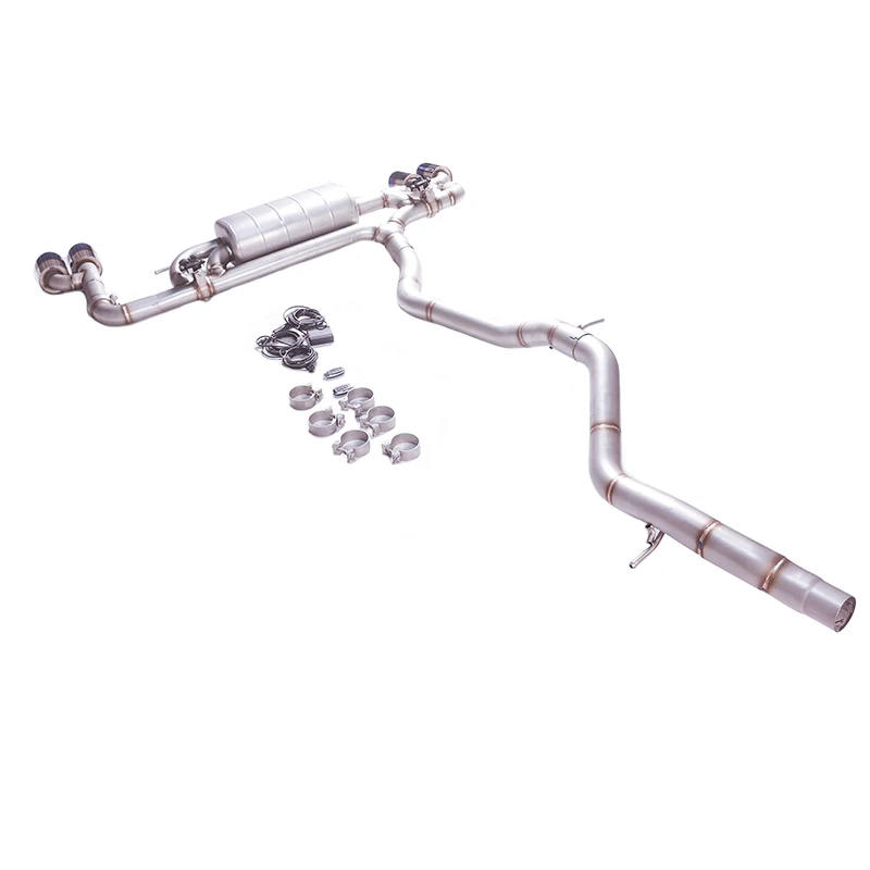 Audi Q7 2.0T Catback Variable Valve Exhaust System with Muffler & Tips (2016–2024) – 304 Stainless Steel Performance Upgrade - Image 11