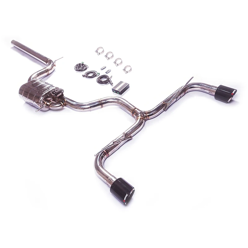 Volkswagen Golf 7 GTI MK7 Golf 7.5 GTI 2.0T Full Exhaust System with Downpipe & Electronic Valve – 304 Stainless Steel / Titanium Performance Upgrade - Image 3