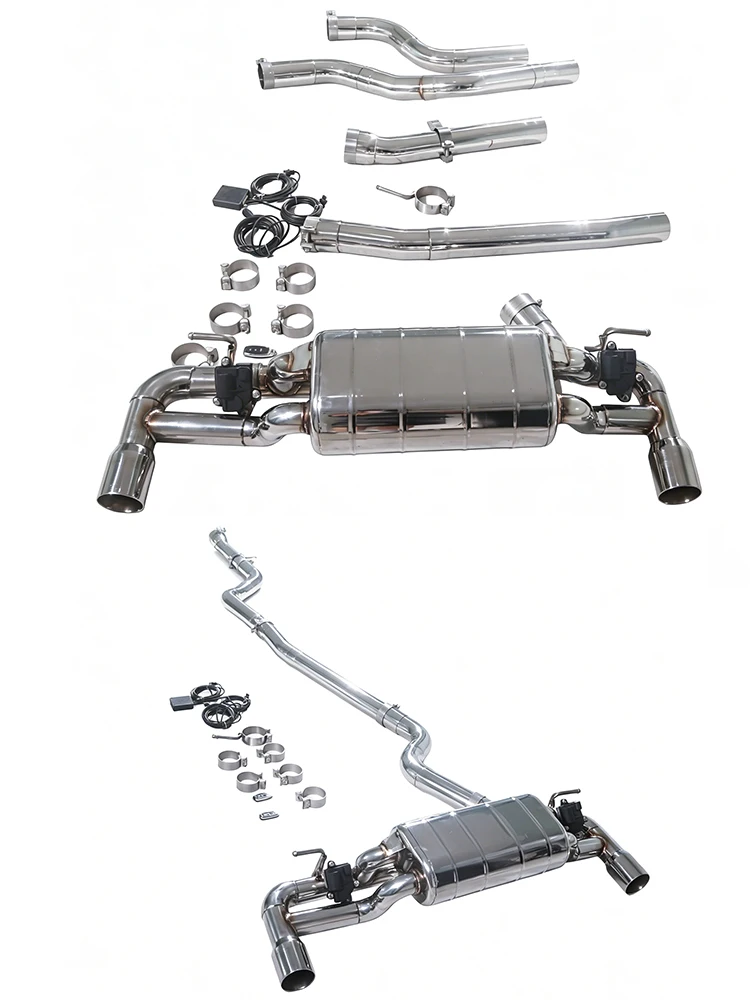 BMW 120i 125i F20 B48 2.0T Valvetronic Catback Exhaust System 304 Stainless Steel with M140i Style Diffuser (2013–2019) - Image 12